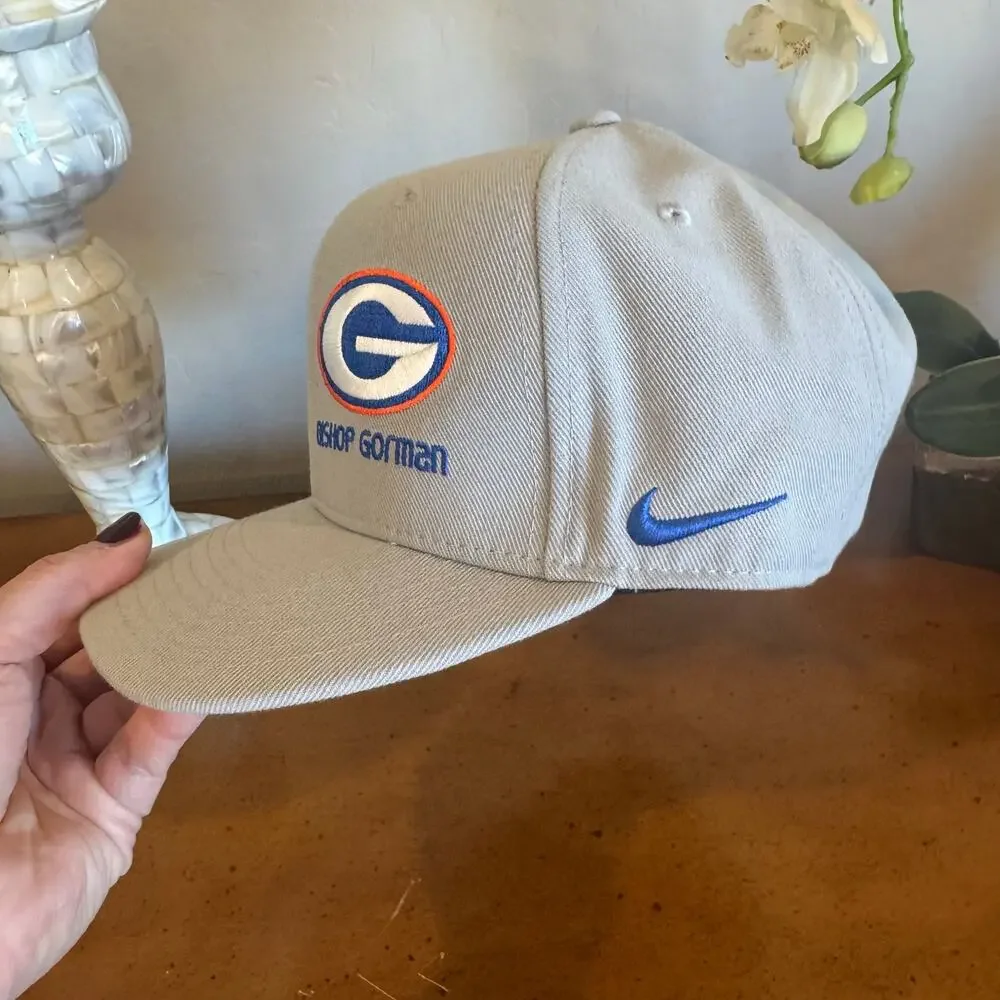 Nike Pro Bishop Gorman Snapback Hat Light Gray One Size - Picture 5 of 6